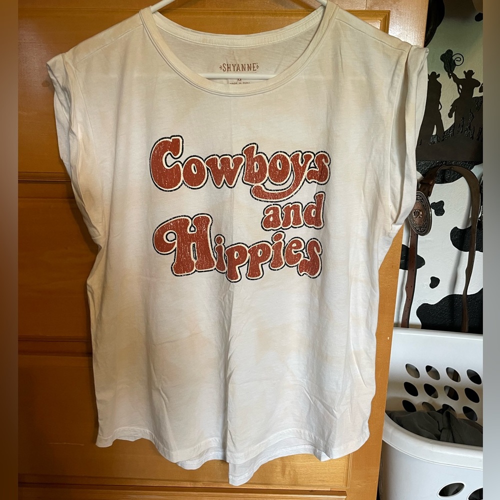 Cowboys + hippies top